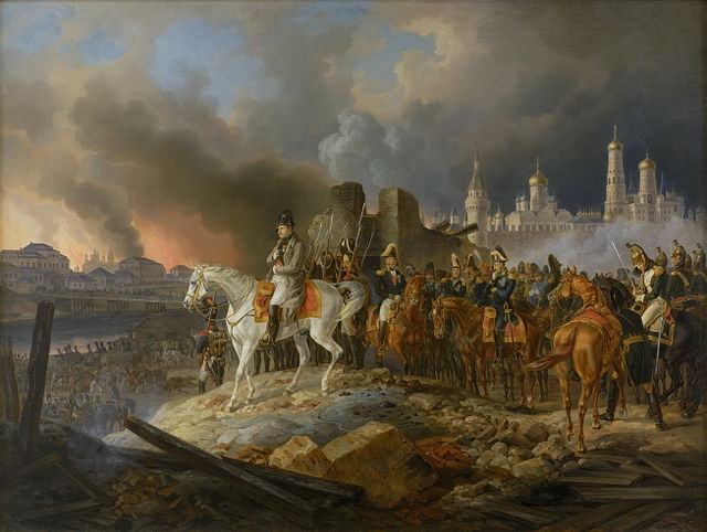 War and Peace, fire of Moscow